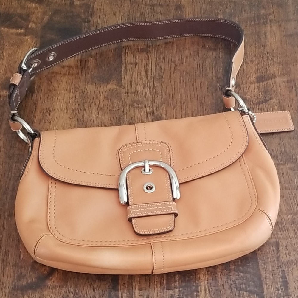 Coach Leather Shoulder Bag
